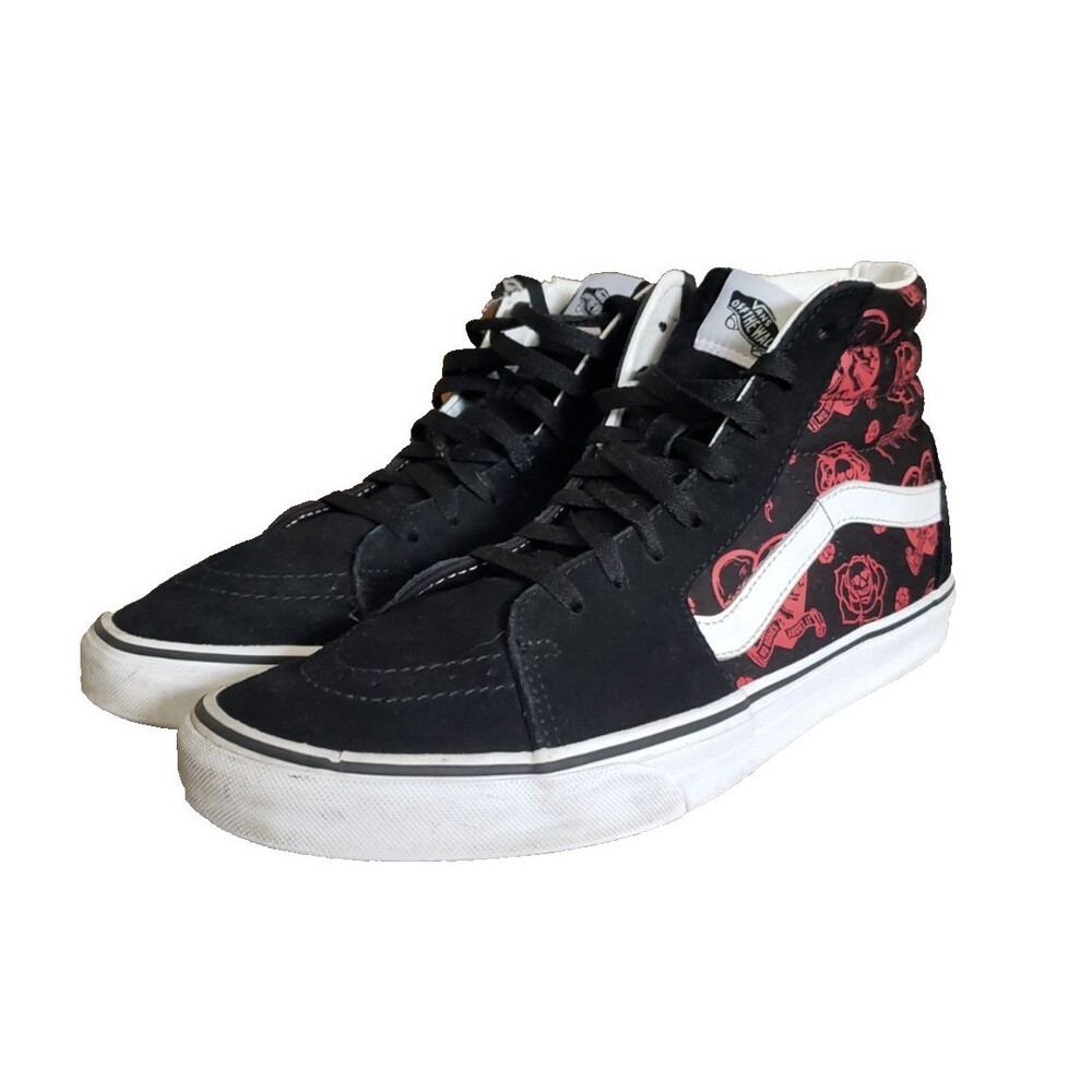 Vans Sk8-Hi - Love You To Death - Sneakers Men’s Size 12 Suede Canvas